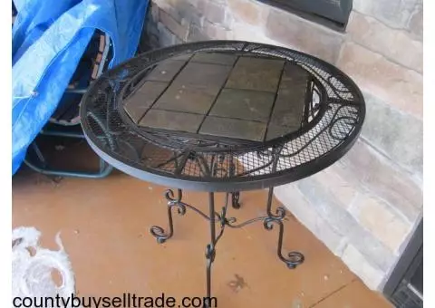 Tiled Patio Table